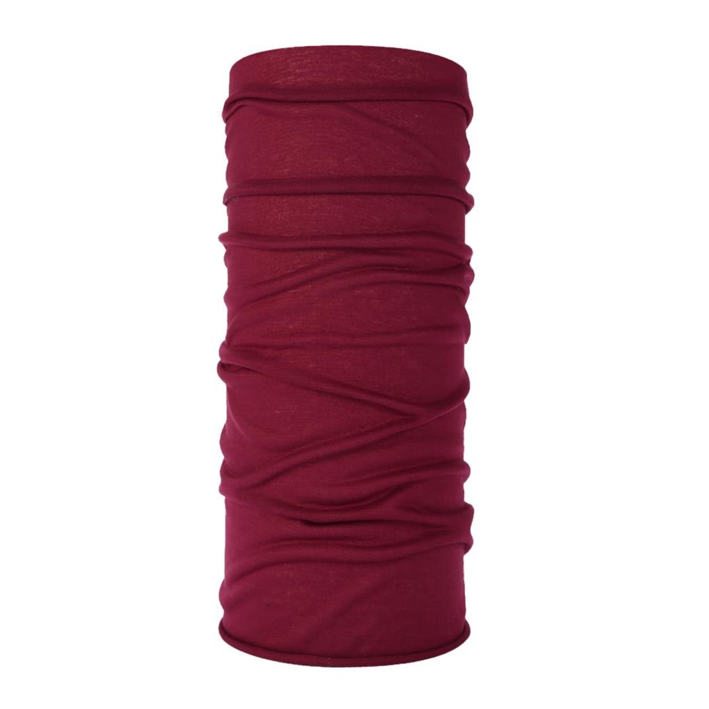 Turban d&#39;extérieur unisexe à séchage rapide, masque respirant multifonction, bandeau de protection faciale, cyclisme, sport: wine
