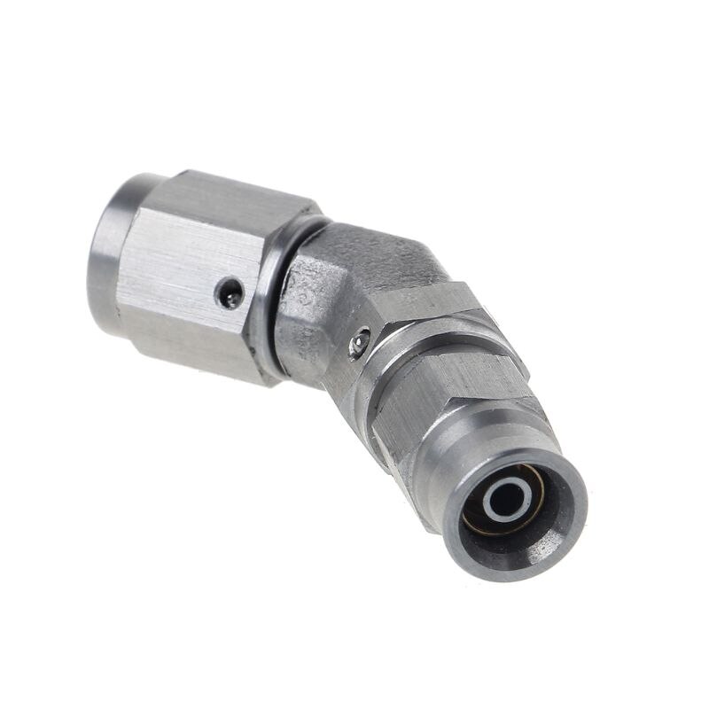 AN -3 AN3 JIC 45 Degree Stainless Steel PTFE Custom Brake Hose Fitting Y98C
