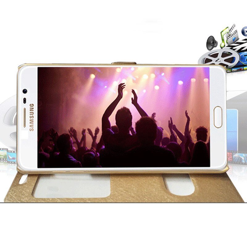 Für Coque Samsung J5 Fall View Fenster Flip Fall Für Samsung Galaxy J3 J5 J7 Pro Abdeckung Leder j330 J530 J730 Hoesje
