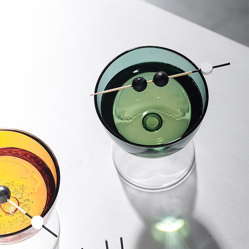 Nordic Hittebestendige Cup Creatieve Kleur Glas Cup Voor Ontbijt Havermout Clear Yoghurt Ijs Kom Leuke Sap Cup