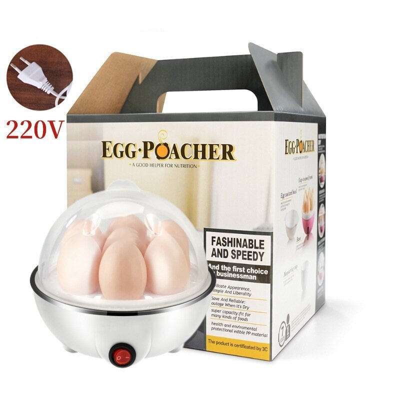 Eggkoker er en frokostgjenstand for late mennesker hjemme. mini multifunksjonell dobbeltlags dampet mais- og eggdamper: Gul