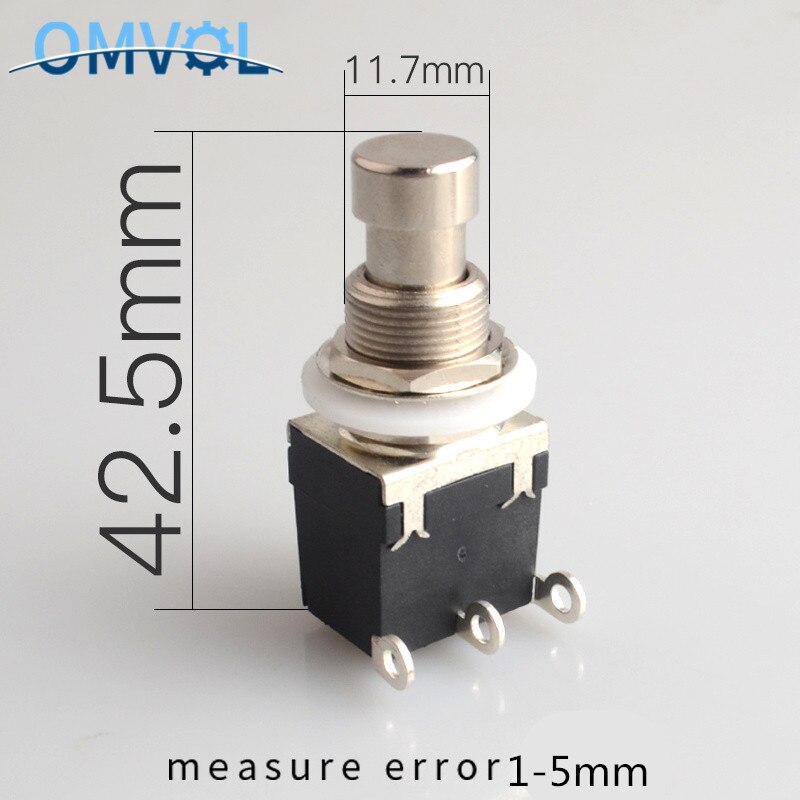 1PC Latching type maintained SPDT Guitar Effects Stompbox Foot Pedal Switch True Bypass guitar switch