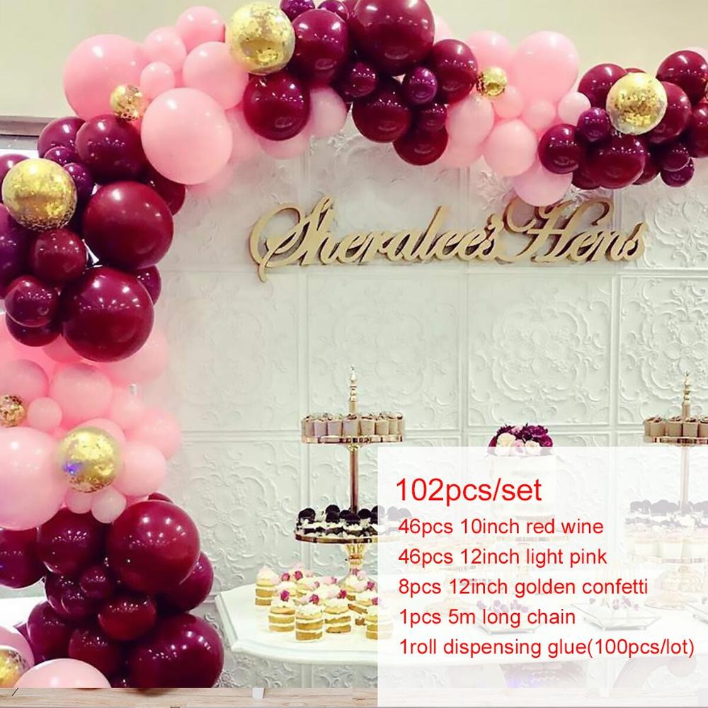 Macaron Balloons Garland Garden Arch Rose Gold Confetti Ballon Wedding Balloon Arch Stand Birthday Party Decor Kids Baby Shower: balloon 1