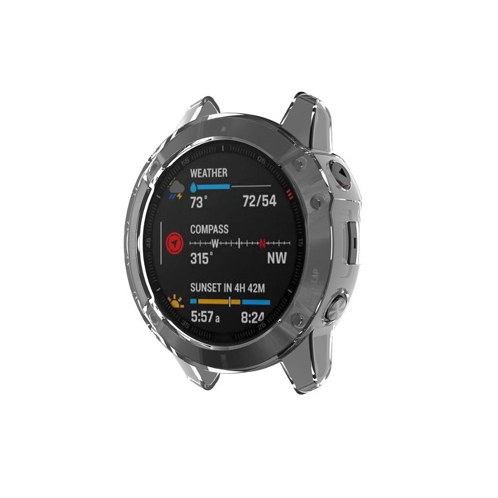 Protection Frame Shell For Garmin Fenix 6 6S 6X Case Replacement TPU Cover for Fenix 6 6s 6x pro smart watch accessories Shell