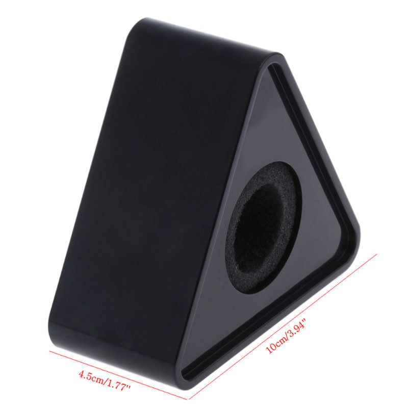 White Hole Triangular Mic Microphone TV Interview Logo Flag Station DIY