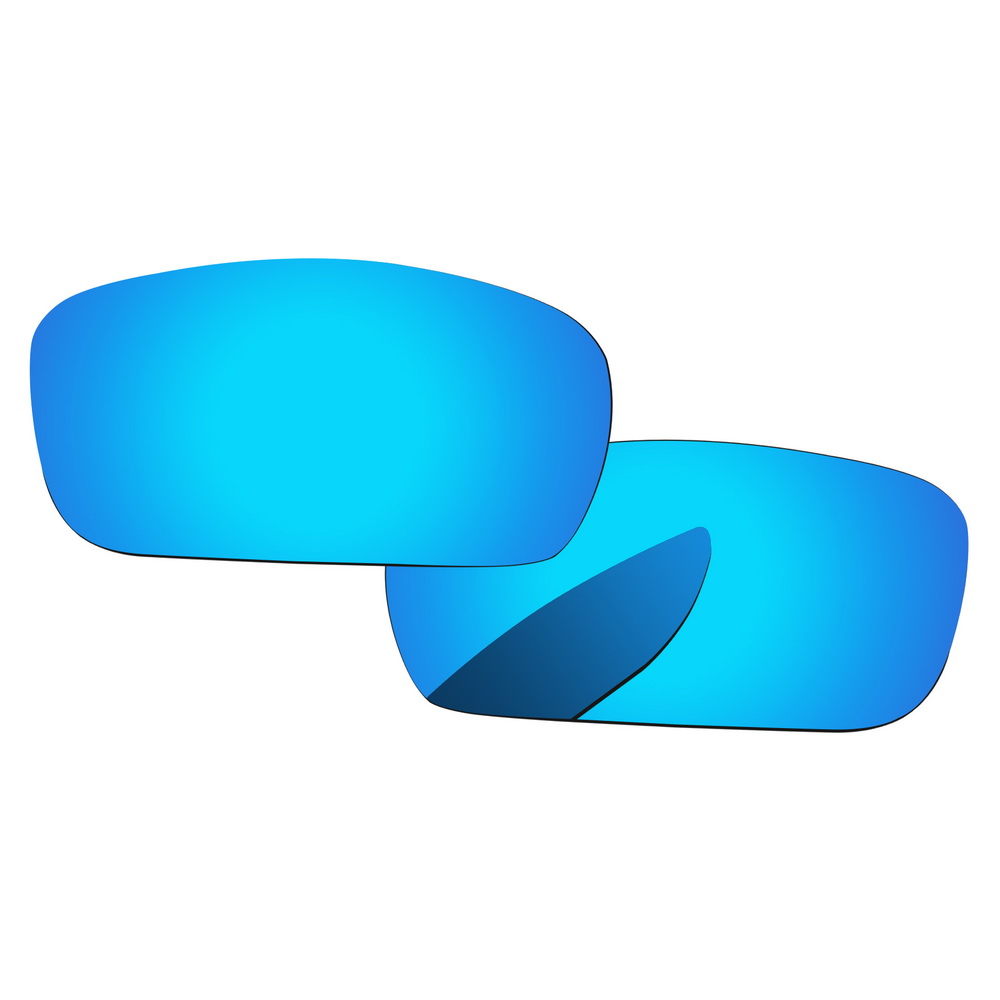 Alphax Ersatz Linsen für Kurbelwelle Sonnenbrille Polarisierte-Mehrere Optionen: Ice Blue