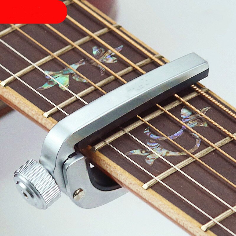 Guitar Capos Electric Acoustic Guitar Capo Bass Violin Ukulele Capotraste Single-handed Tune Clamp Trigger - 3 Colors Metal Capo: A 1PC