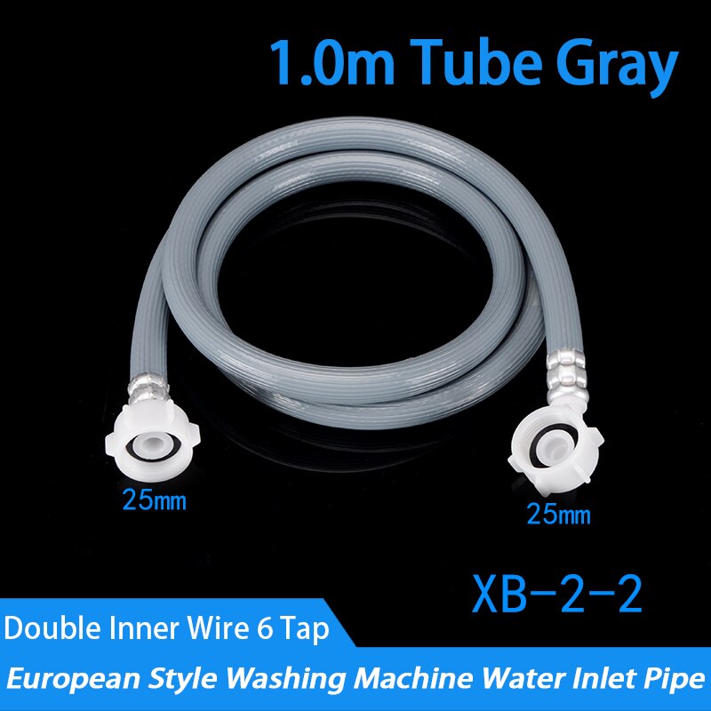 Drum Washing Machine Water Inlet Pipe 3/4" Female Threaded Connection, Length 0.6m 0.8m 1m 1.5m 2m 2.5m 3m 4m 5m 8m: 1M