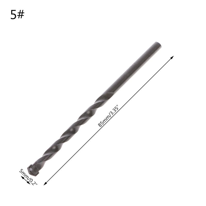 Volframikarbidiporanterä muurauskärjellä betonin poraus 4/5/6/8/10mm sähkötyökalutarviketta