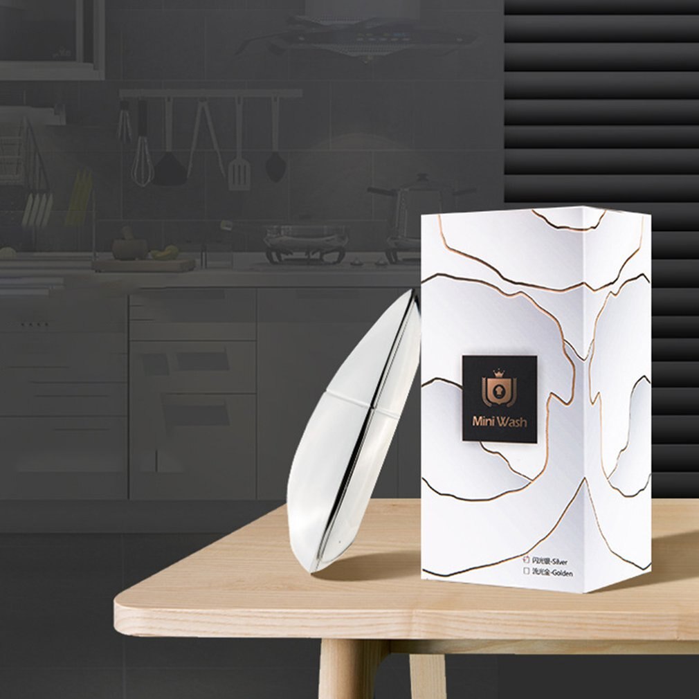 Mini Small Electric Dishwasher Intelligent Sterilization High Frequency Vibration Lazy Dish-Washing Artifact Home Use