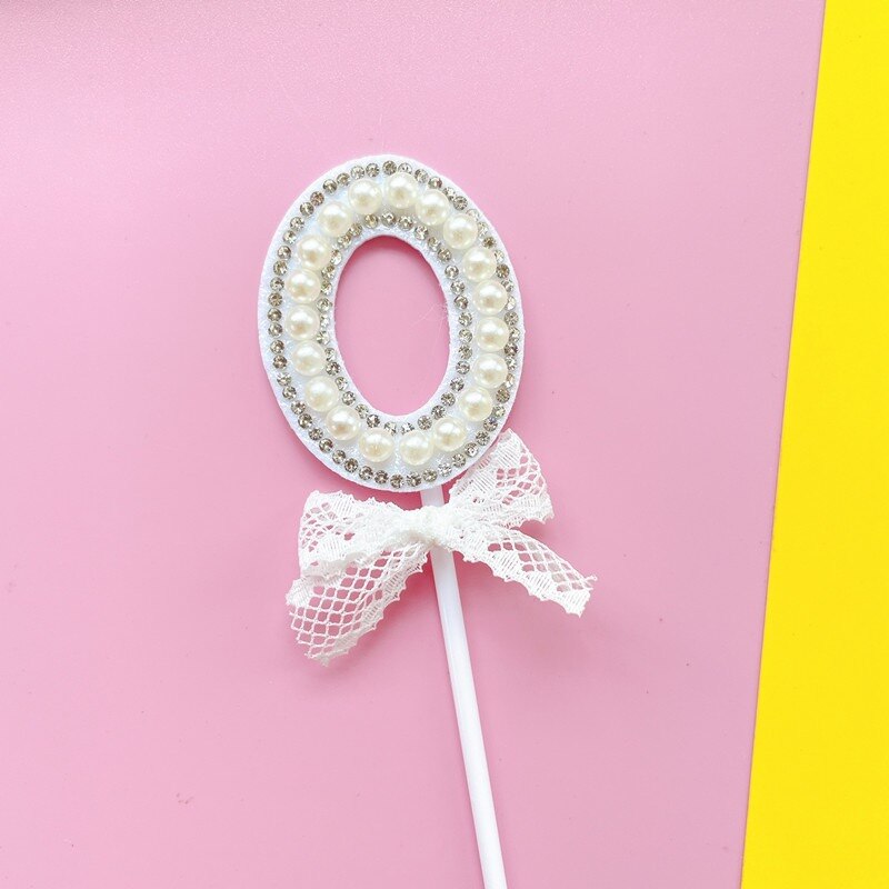 1Pc Glitter Alloy Rhinestone Number Cake Toppers Baby Shower Birthday Decoration Wedding Gold Silver Digital Cakes Dessert Decor: plum