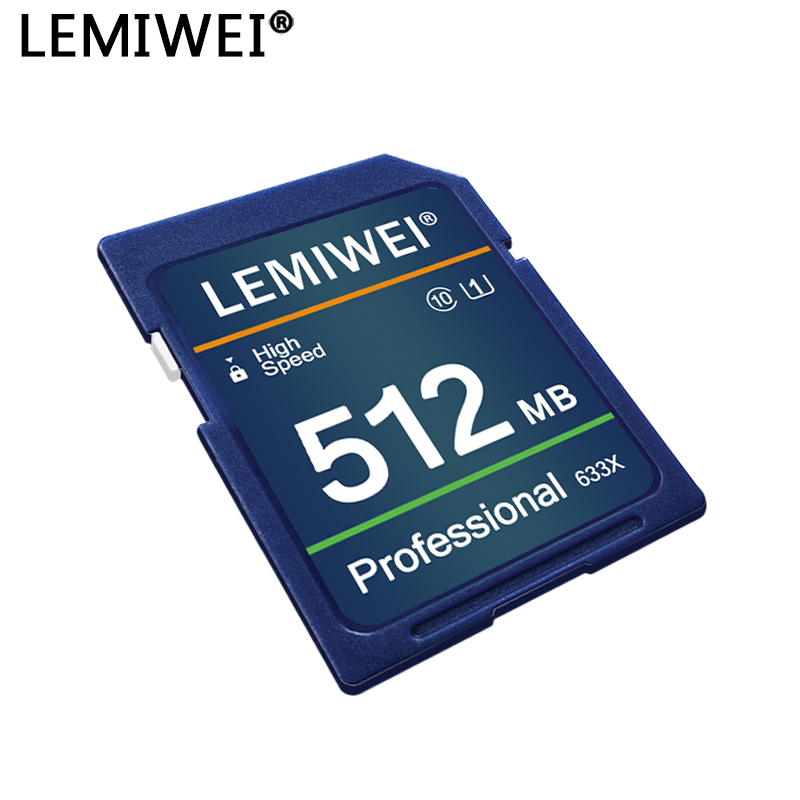 Camera Memory SD Card 256MB 512MB 1GB 2GB Class 10 High Speed UHS-I 633x Storage Card U1 Lemiwei Memory Card