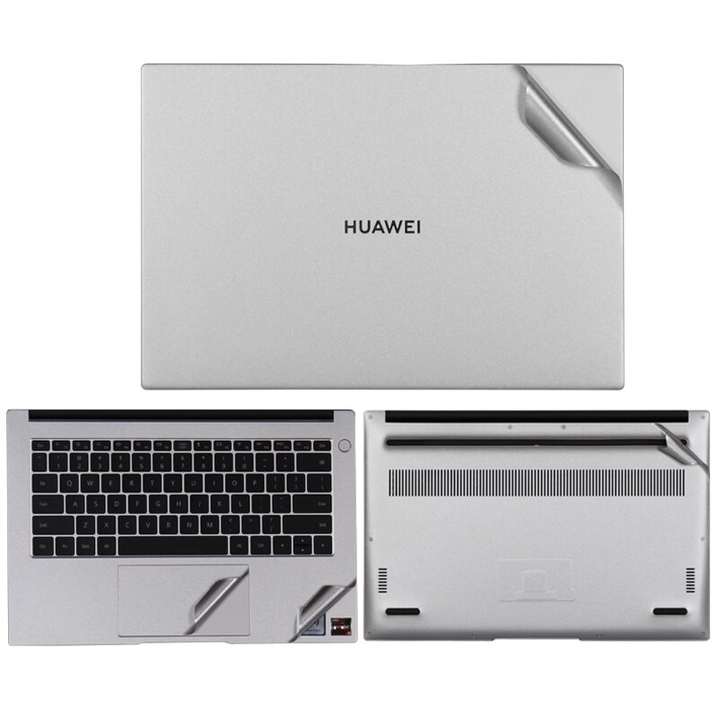 Full Body Cover Stickers for HUAWEI MateBook D 14/15 2021Release Vinyl Decal Skins for HUAWEI MateBook X Pro Cover Coques: MateBook D 15 2021 / Silver