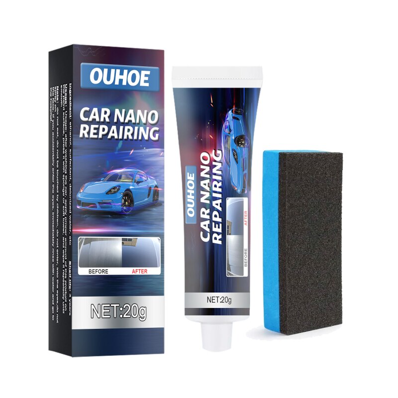 Auto Coating Wax Anti-Kras Coating Vloeibare Wax Auto Lichaam Samengestelde Wax Verf Plakken Set Kras Auto Paint Care glas Polijsten: Default Title