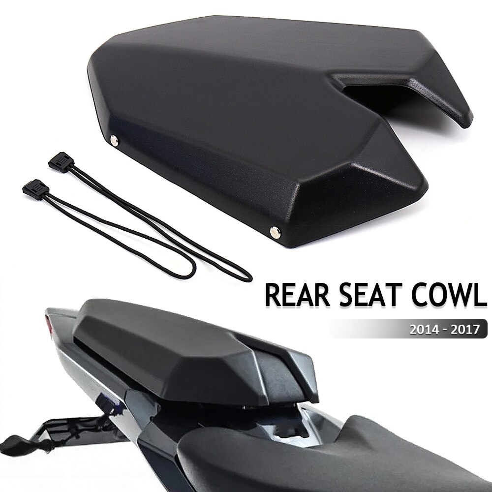 Nova mt 07 acessórios da motocicleta preto pillion capa de assento traseiro cowl solo seat cowl para yamaha mt07 MT-07 2014 2015 2016 2017