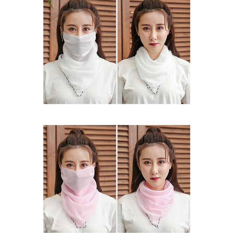 Outdoor Half Gezichtsmasker Dubbelzijdig Winddicht stofdicht Zonnescherm Hals Cover Protector Maskers Sjaal