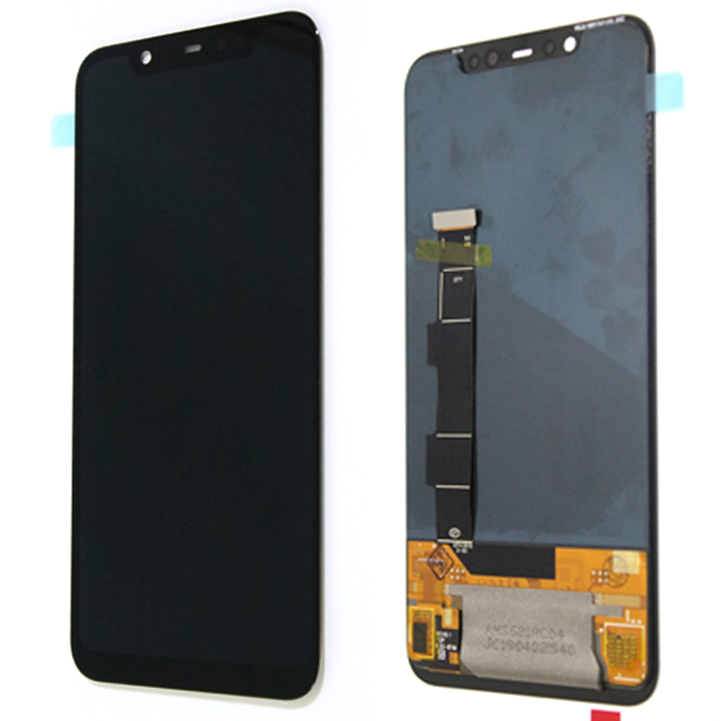 Pantalla Amoled 100% Original para XiaoMi Mi8 Mi 8 M1803E1A, 6,21 ", montaje de digitalizador con pantalla táctil, piezas de reparación