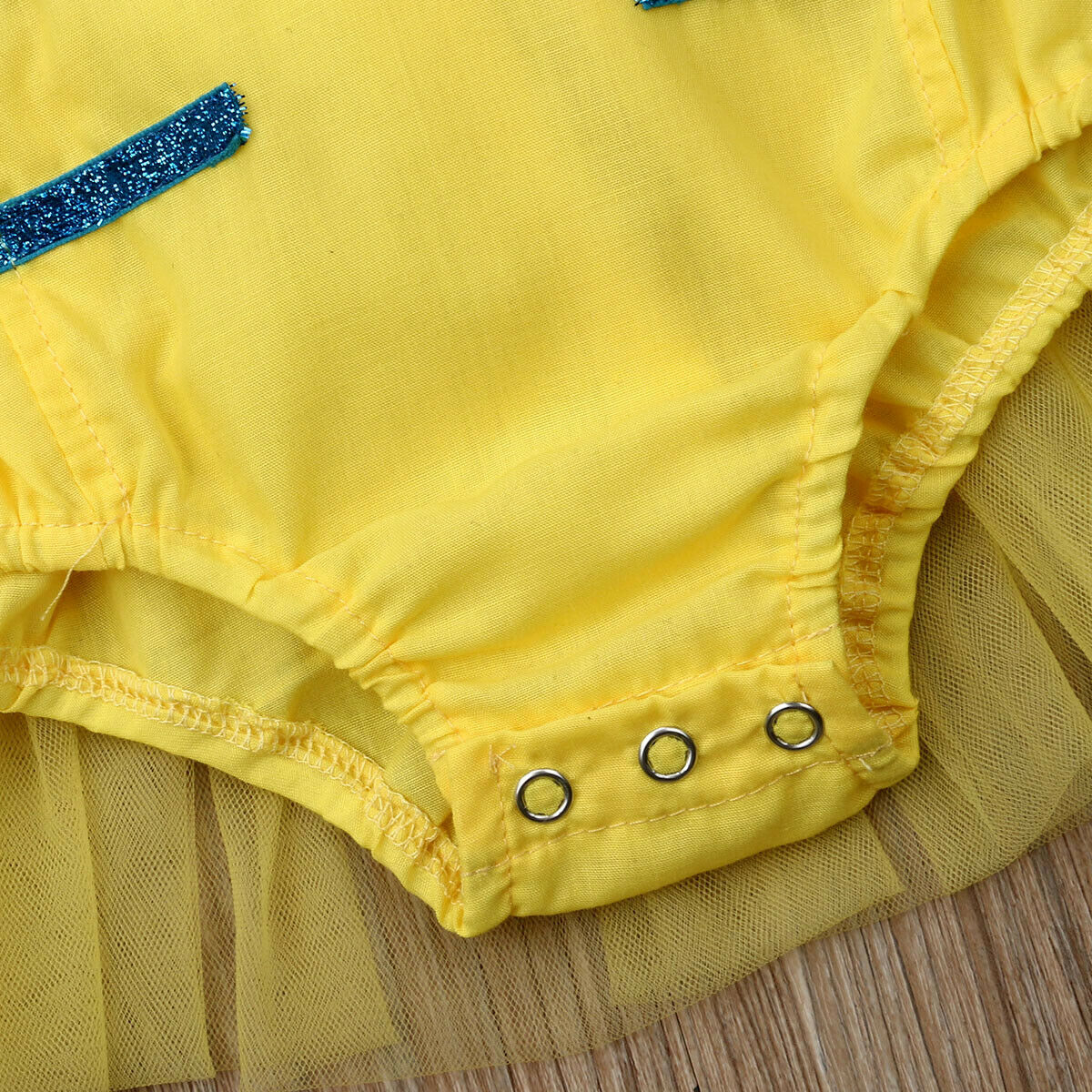Infant Baby Girls Boys Cute Bodysuit Sleeveless Lace Honeybee Jumpsuit Cartoon Set