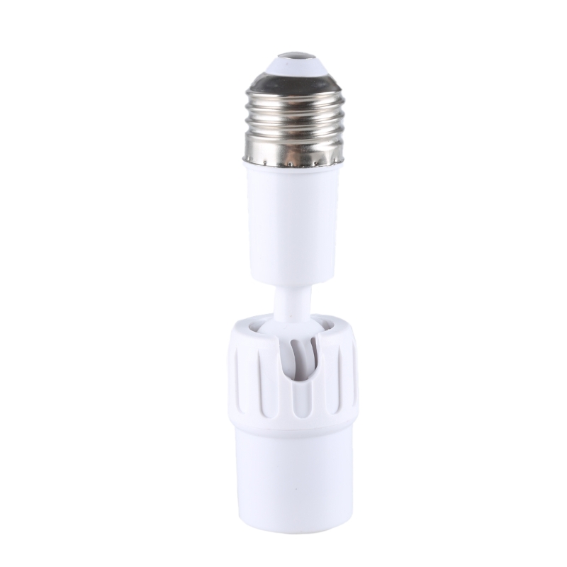 E27 Gloeilamp Socket Extender Adapter 360 Graden Draaibaar Lichtpunt E27 naar E27 Basis Verstelbare E27 naar E27 Socket
