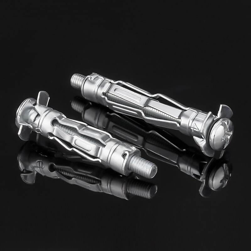 Hollow Gecko Expansion Bolt for Plasterboard Hollow Brick Wall Carbon Steel Material M4 M5 M6 M8 Expansion Fasterner