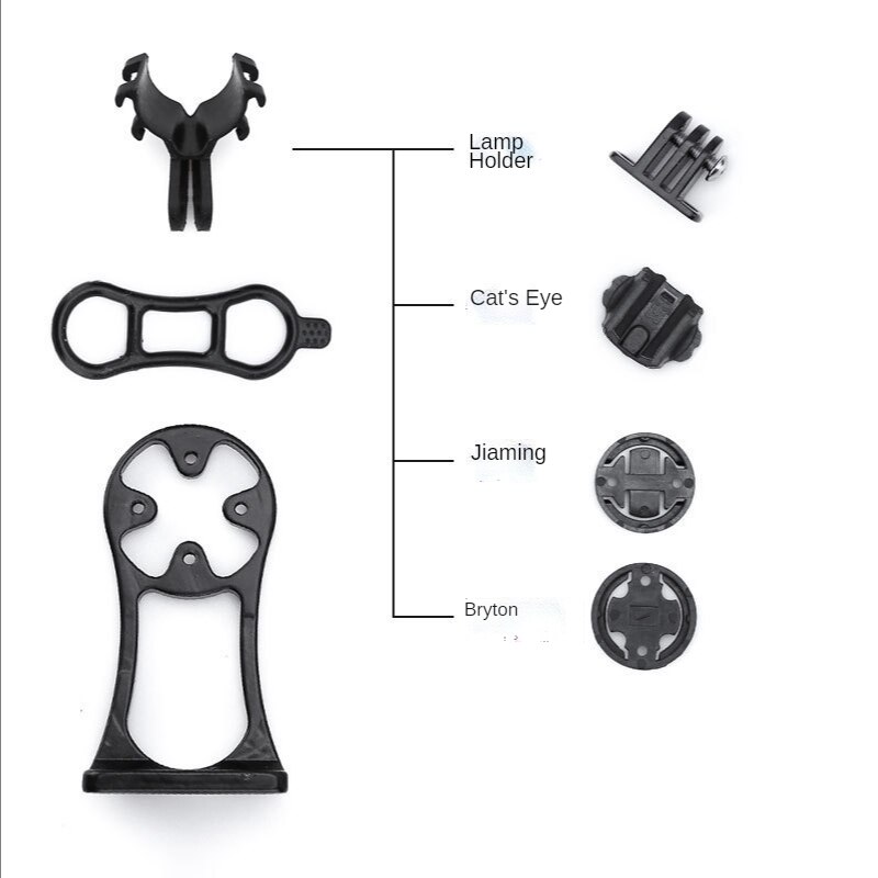 Support d&#39;ordinateur de vélo, Support de lampe de poche, compteur de vitesse, pour Garmin IGPS Bryton GoPro