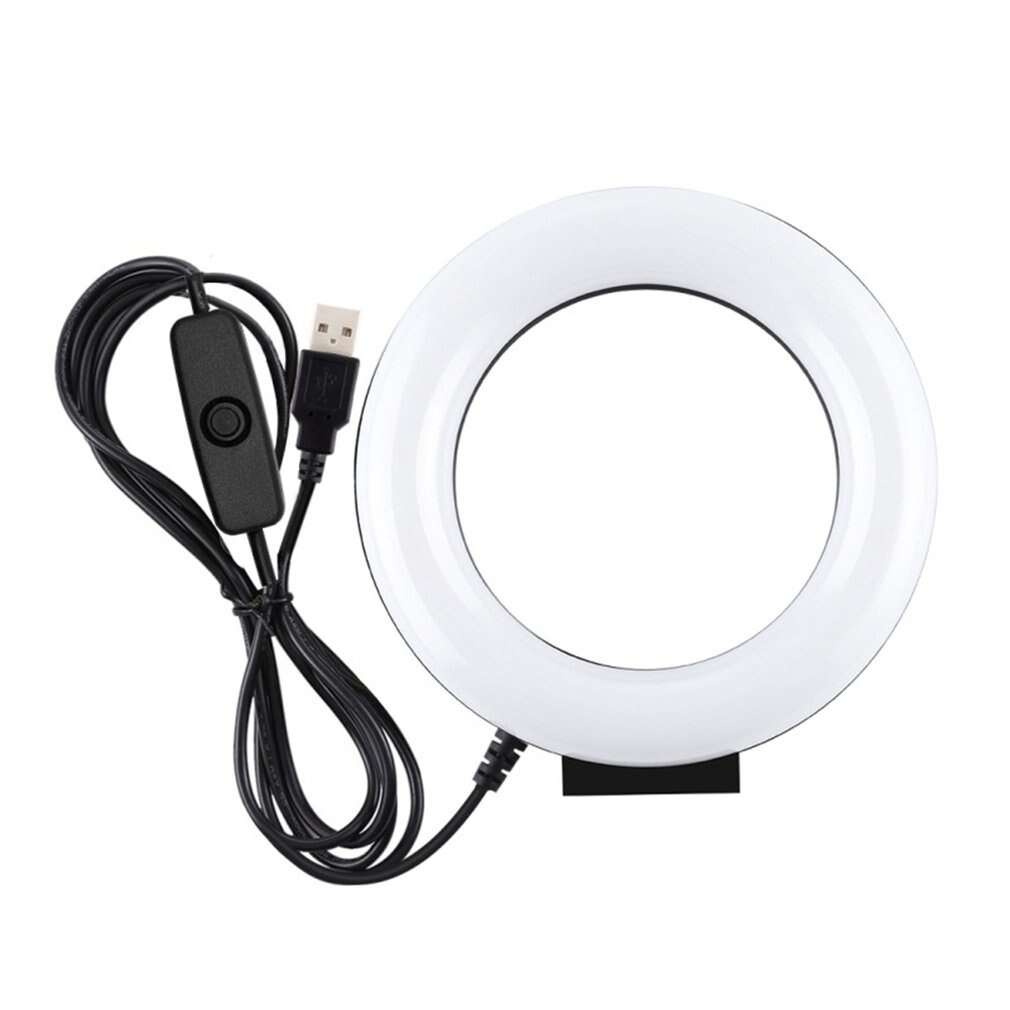Live Broadcast White Light Monochromatic Temperature Led Ring Light Cambered Ring Photography Lights