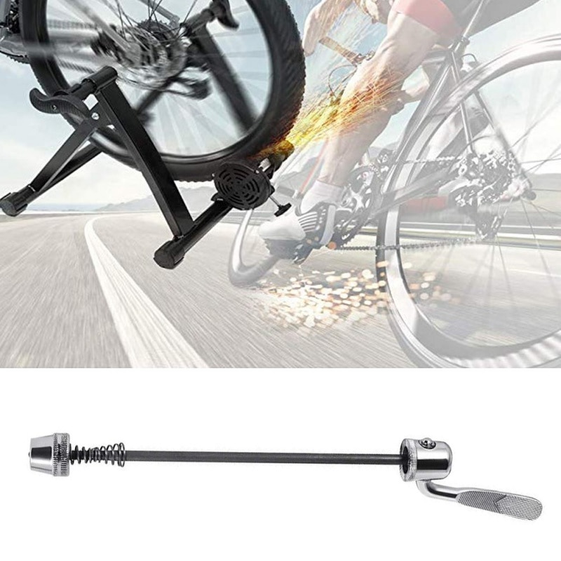 Steel Quick Release Skewer Bolt Lever for Indoor Bike Bicycle Trainer Boke Bicycle Cycling Back Rear Wheel Tires CY01