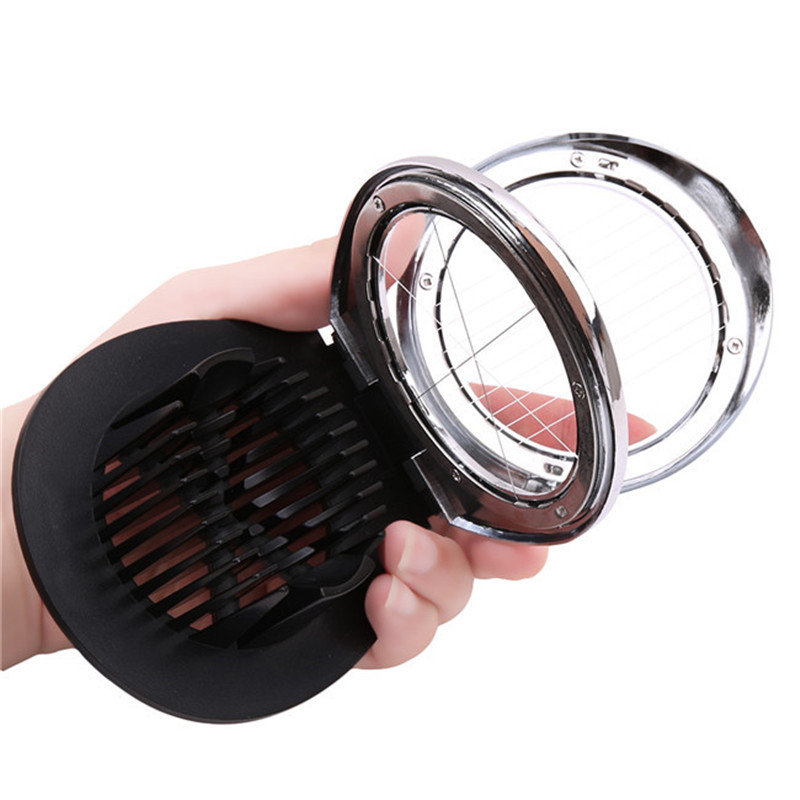 Multifunction Food Grade Stainless Steel Egg Slicer Eggs Cutting Egg Wedges Fruits Slicing Strawberry Cheese Kitchen Tool