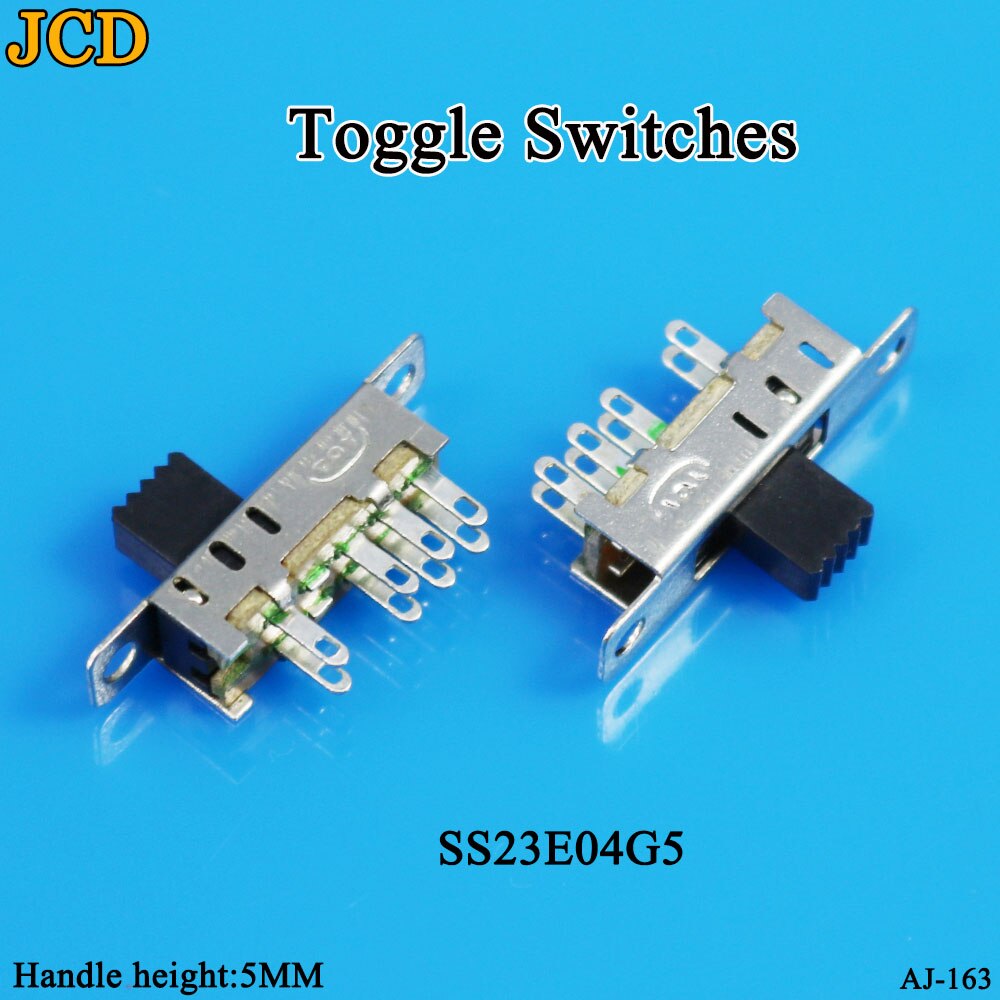 Jcd 1 st/lot  ss 12 d 00 schuifschakelaar schuifversnelling fluctuatieband 2/3 bestand enkel dubbel horizontaal mini horizontale voeding