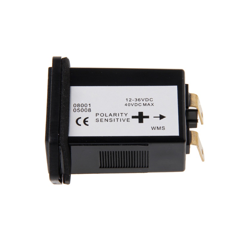 QILEJVS-contador de horas sellado para barcos, camiones, tractores, coches, generador de DC10V-80V,