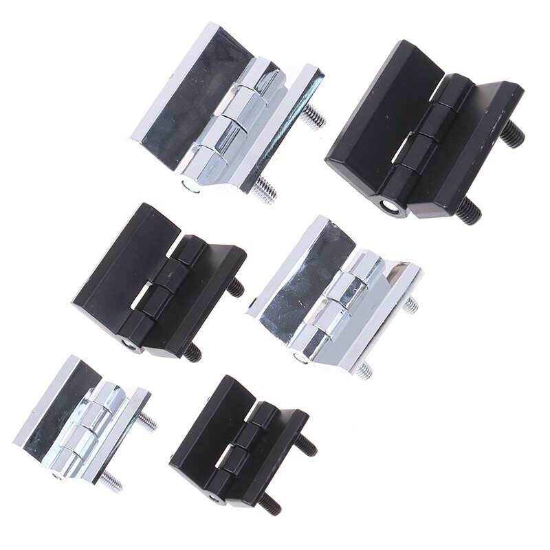 Zinc Alloy Industrial Cabinet Hinge Thickening Electric Power Box Metal Case Door Clamp Hinge With Screw Fixed Hardware