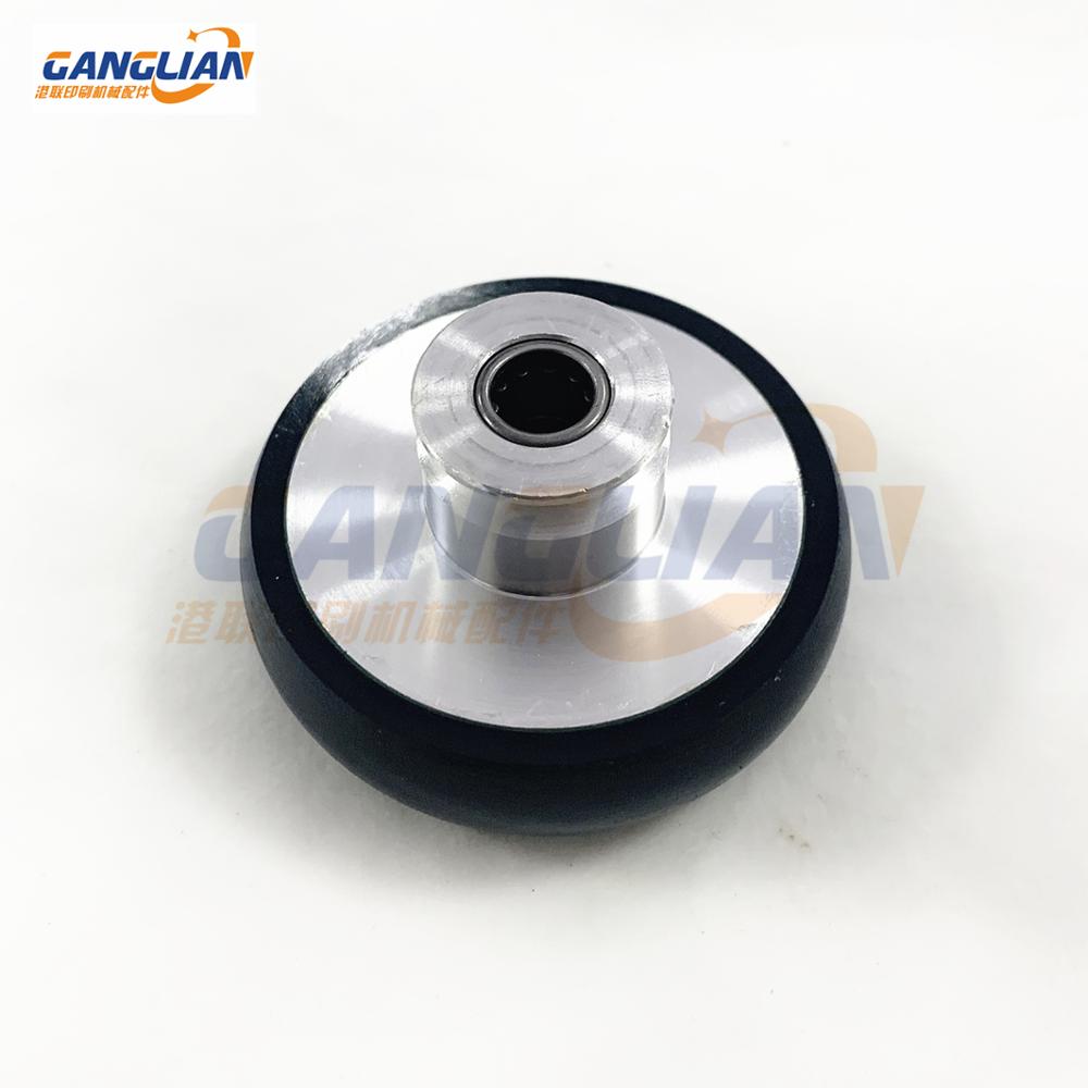 2 Pieces KBA Rubber Wheel 60X8X16X35mm Printing Machine Spare Parts