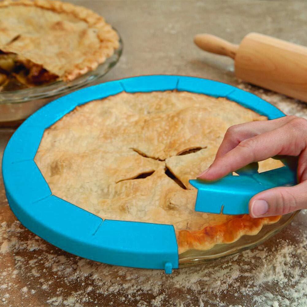 Pizza Protector Adjustable Silicone Food Pizza Tool Pie Dish Crust... – Vicedeal