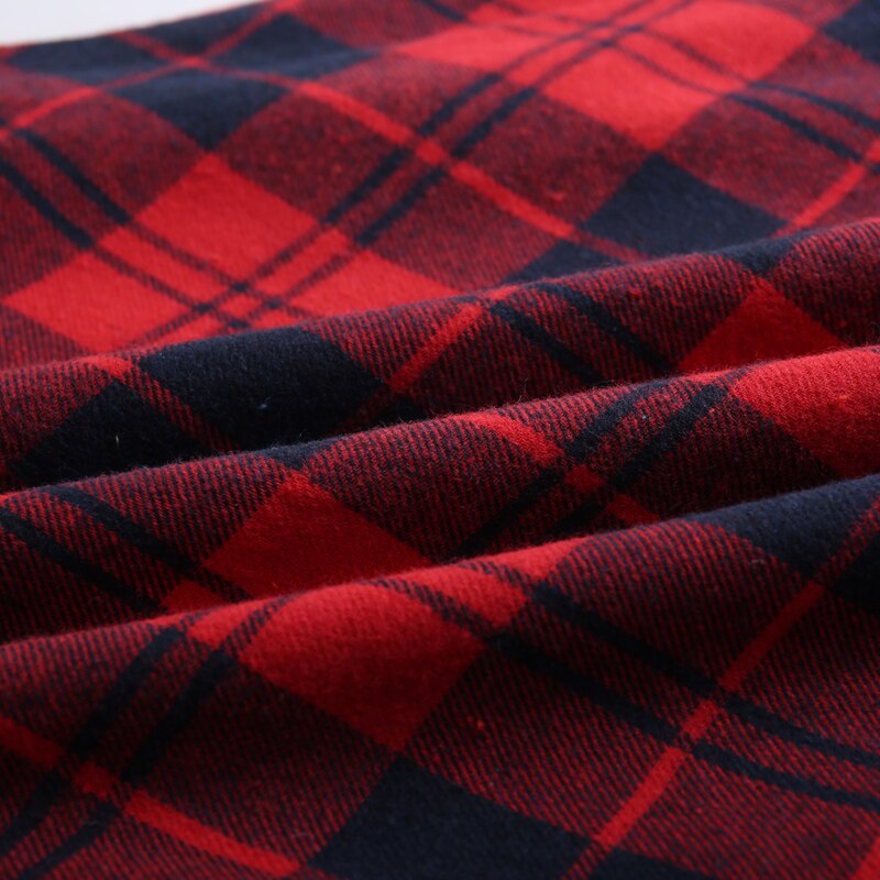 Tonval off shoulder plaid vintage rockabilly festkjole kvinder kortærmet bomuld retro swing kjoler efterår
