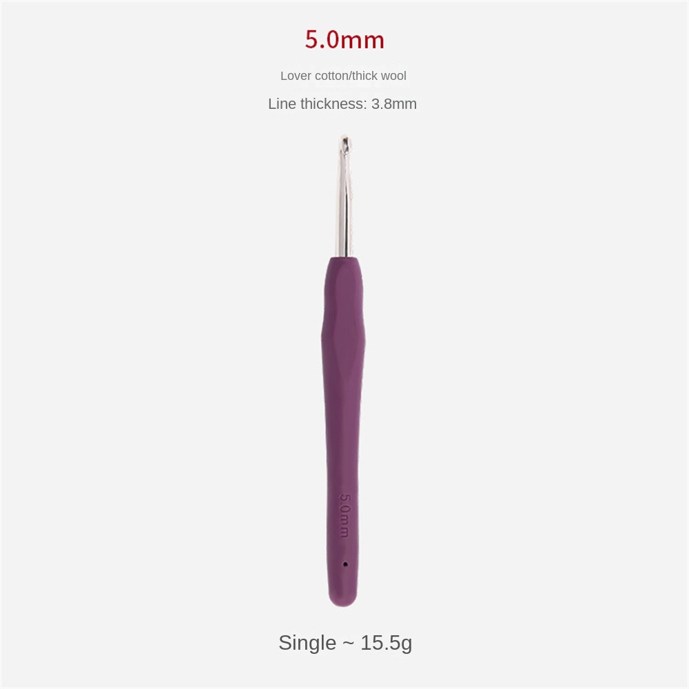 Ganchos de crochê conjunto de agulhas de crochê com frete grátis conjunto de gancho de crochê agulhas de crochê para acessórios de tricô: Lavanda