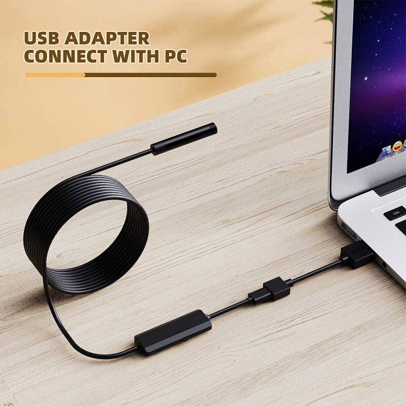 F130 Wifi Endoscoop Camera HD1200P 8Mm Soft & Stijve Kabel 8 Leds Draadloze Endoscopio Inspectie Borescope Voor Android Iphone pc