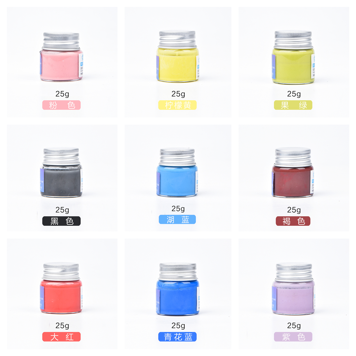 Pigmentos de colores de cerámica para pintura, herramientas de alfarería para pintura con bajo esmalte , pintados a mano, 25ML