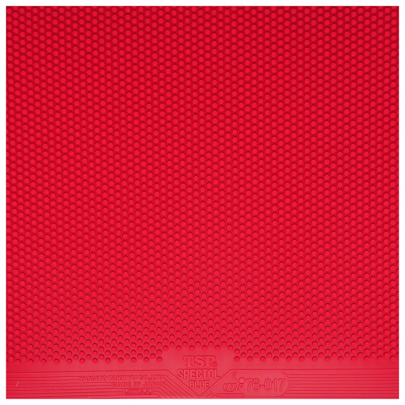 Tsp Spectol rojo/azul crudo de goma para mesas tenis goma Pips Out con esponja de Ping Pong ataque rápido