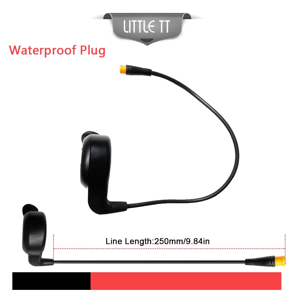 Wuxing ft -21x finger tumgas höger hand 3 pin sm vattentät finger tumgas gas e-cykeldel kit