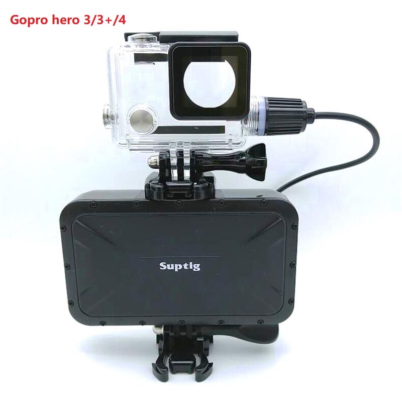 Suptig – chargeur de batterie 7800mAh, boîtier étanche pour caméra GoPro Hero 10/9/8/7/5/4/3 +/3 Action: Gopro 3 4 Set