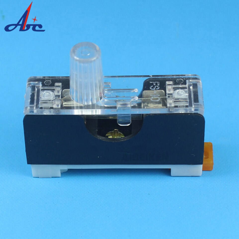 6x30mm vidrio-portafusibles 1P enchufe-Panel 220V lámpara seguro-tubo 24V negro FS-101 coche-fusibles camión Amp