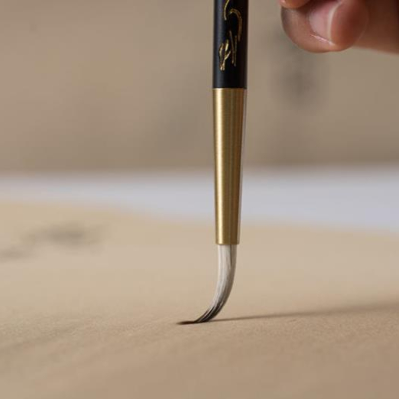 Chinese Calligraphy Brushes Pen Hook Line Calligraphy Thin Gold Body Brush Meticulous Painting Fine Art Line Drawing Calligraphy