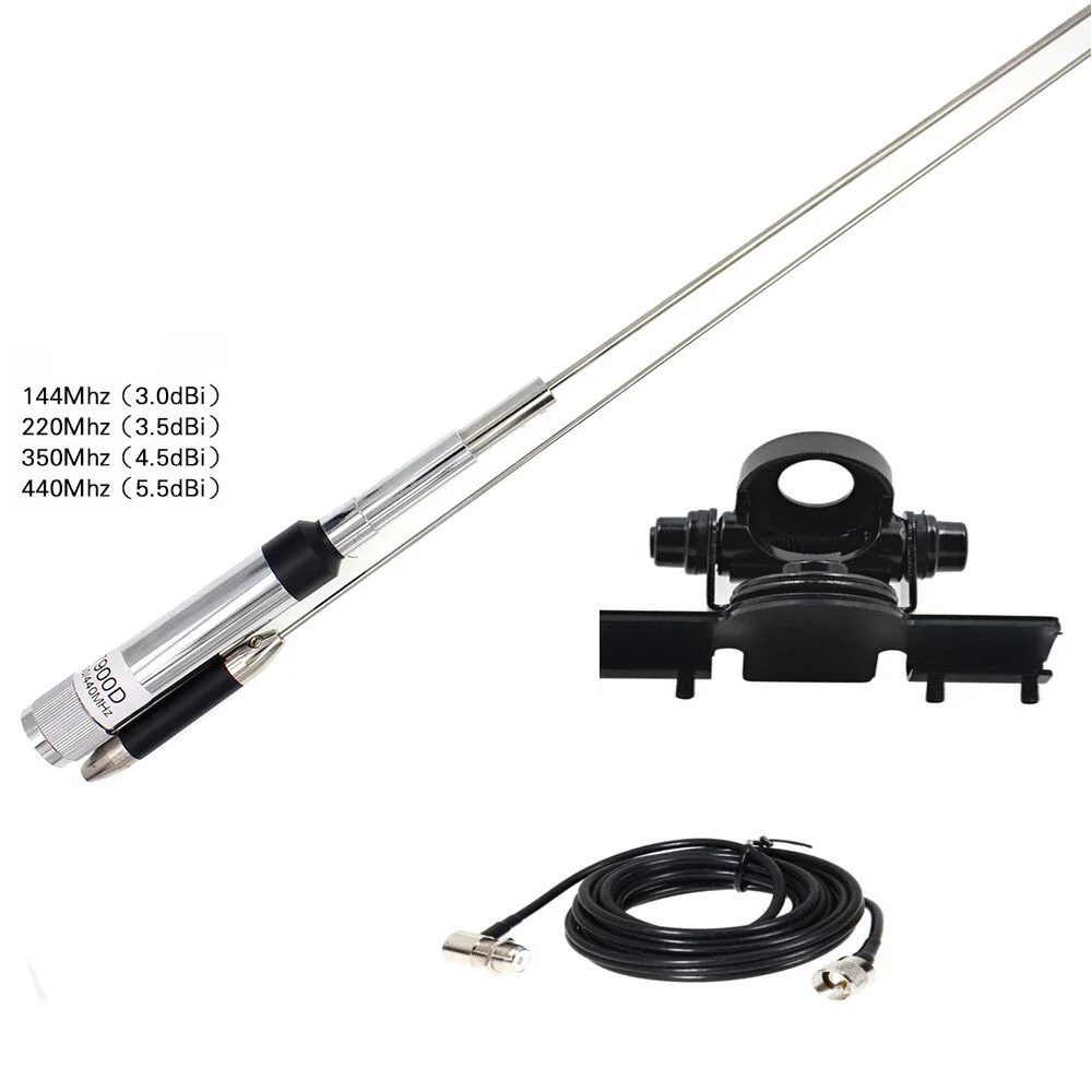 Antenna Mobile 144/220/350/440MHz della banda del quadrato della Radio per l&#39;antenna Mobile ANT-7900D del walkie-talkie dell&#39;automobile di QYT KT-7900D