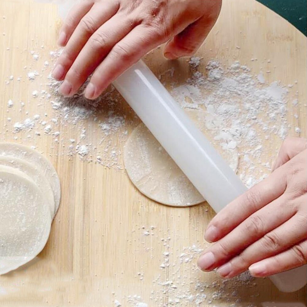23cm 30cm 33cm 50cm Plastic Dough Roller Handmade Pin Sugar Cake Dough Roller Stick DIY Bakeware Rolling Pin Pastry Baking Tool