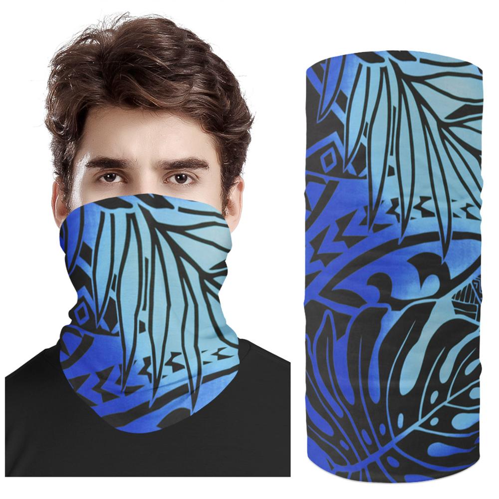 MOQ 1 Print Demand Pattern Polynesian Samoa Style Scarf UV Protection Magic Face Cover Scarf Dust Wind Bandana Balaclava: tj09z28