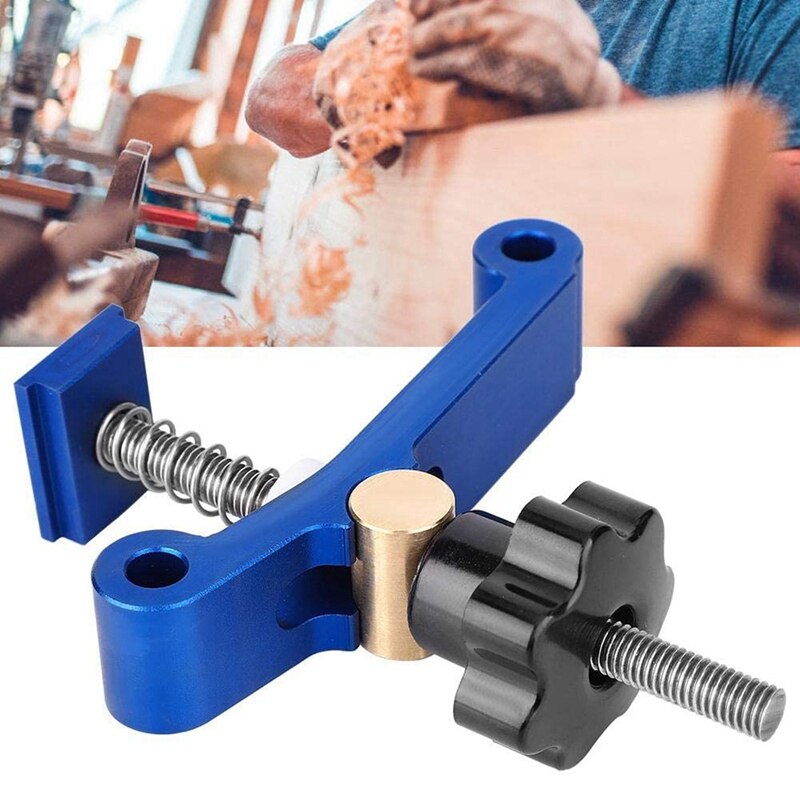Woodworking T Slot Block Clamp, Multi-Purpose T Track Clamp Carpentry Pressboard Clamp Kit, DIY Woodworking Tools