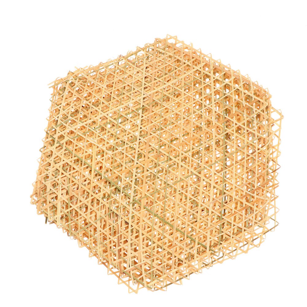 6pcs Cooking Bamboo Mats Liners Mesh Mats Bamboo Fried Dish Mat for Kitchen