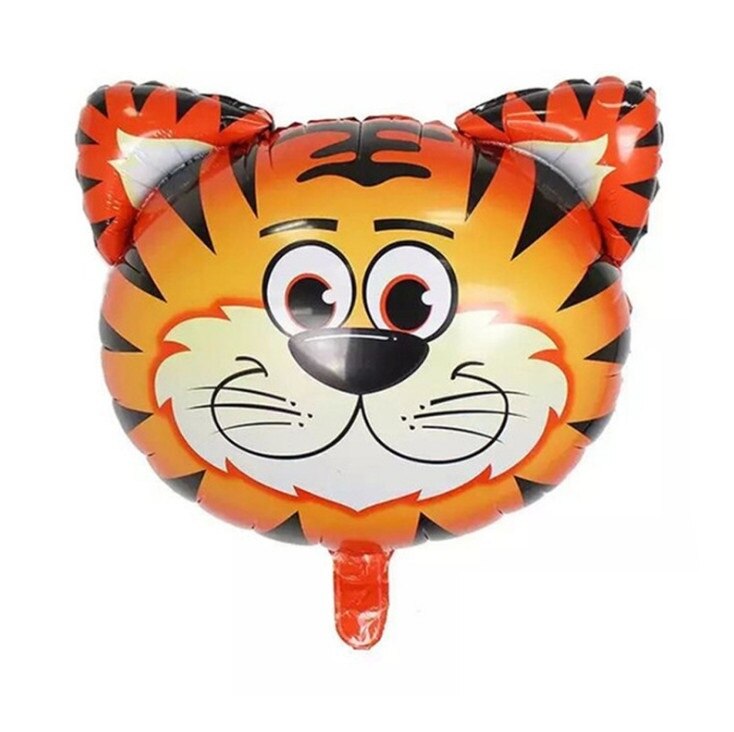 Cartoon Animals Large Foil Balloon Children Birthday Baby Shower Party Decoration Balloons: Tiger