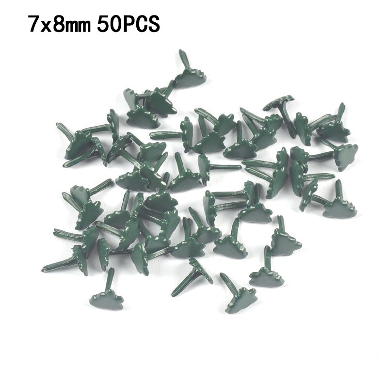 Tachuelas de Metal con forma de corazón y estrella de colores, artesanías, adornos para álbum de recortes, sujetadores, accesorios de decoración hechos a mano: C2165  50pcs