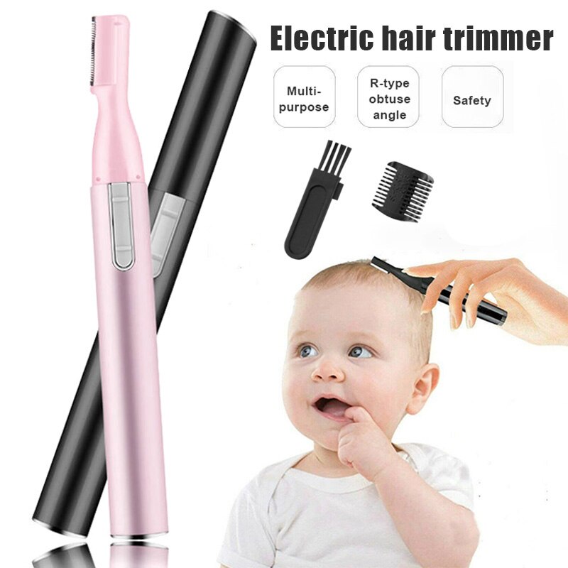 Stum baby elektrisk hårtrimmer automatisk holdbart sikkert barberingsværktøj til spædbarn smr 88